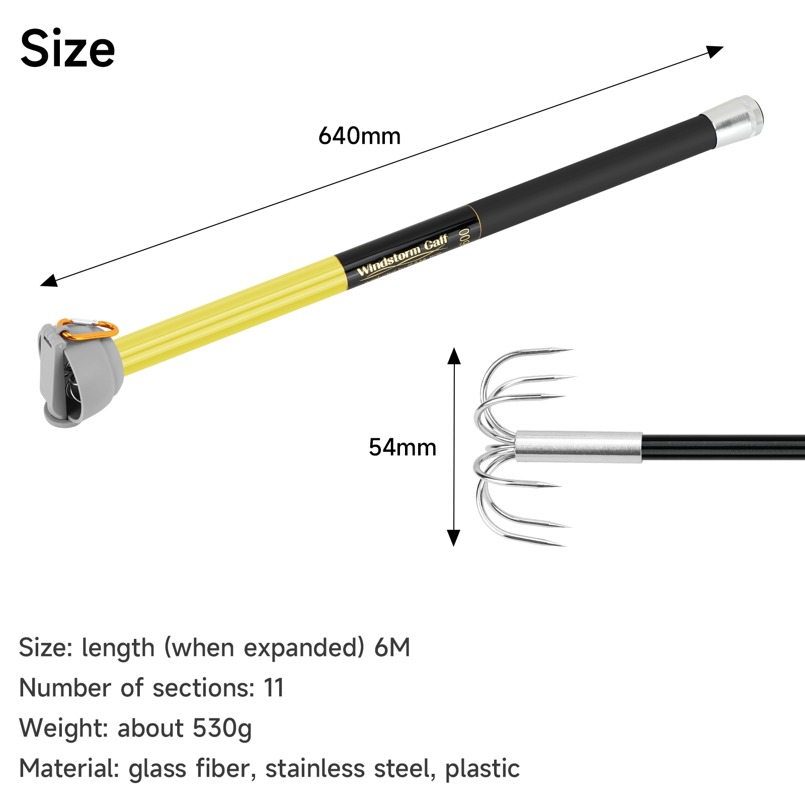 SANLIKE 6M Teleskopik Kalamar  - Fishing Rod Carbon Fiber incelemesi ve fiyatı
